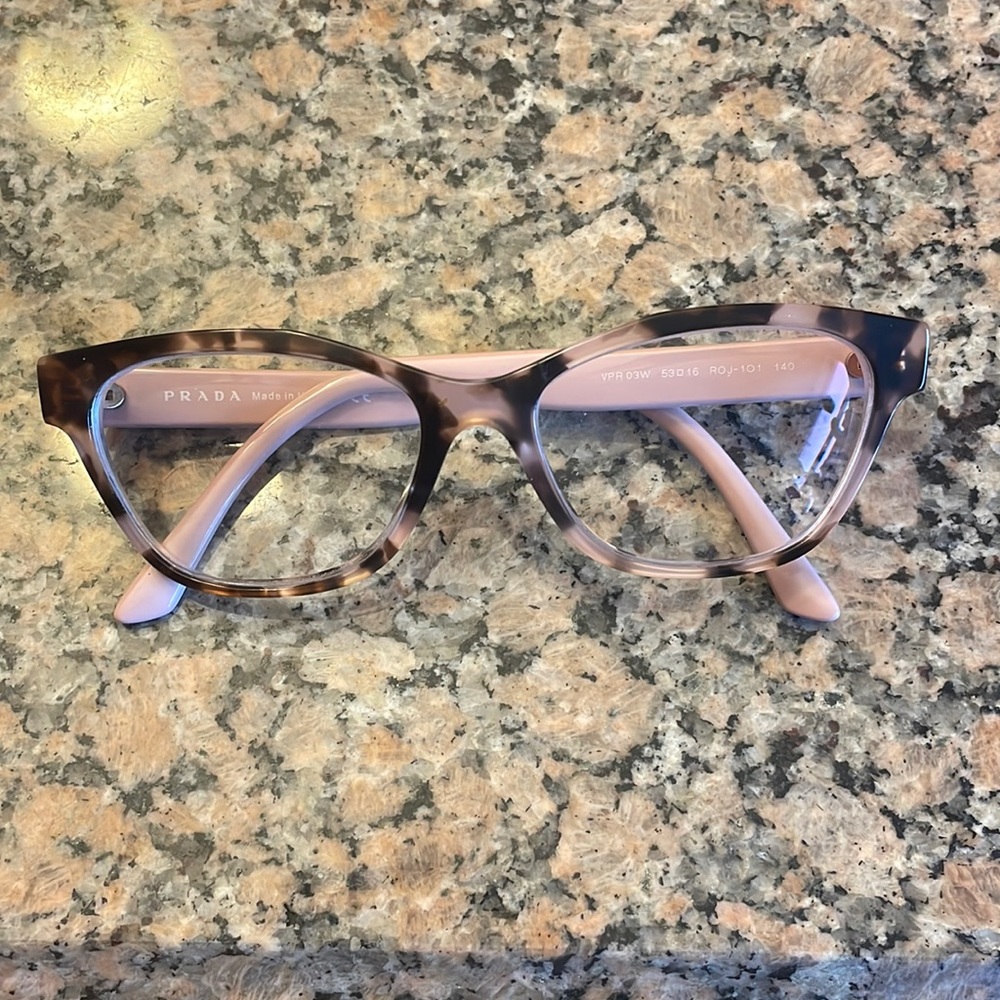 Prada cat eye eyeglass frames